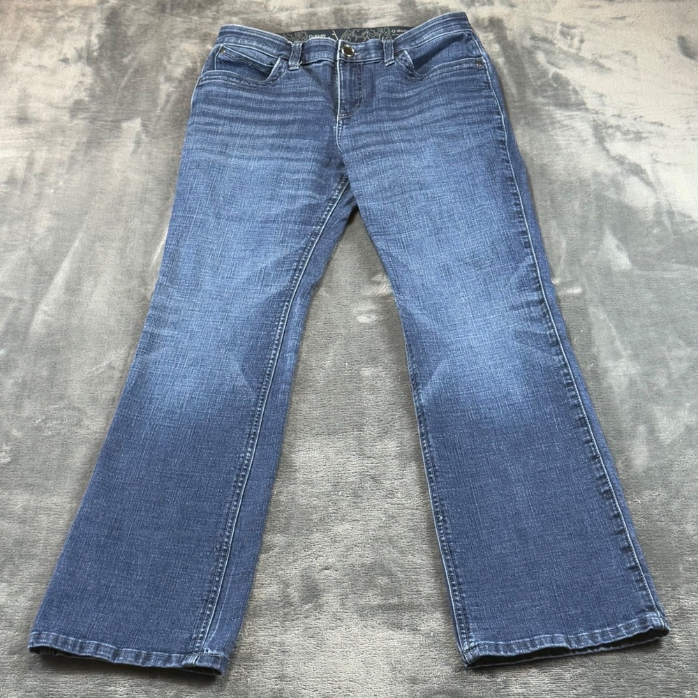 Wrangler Q-Baby Ultimate Riding Jeans 9x32 Dark Wash Bootcut No Gap Waistband